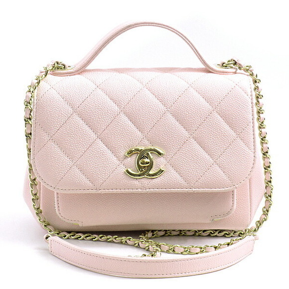 Chanel Handbags - Chanel Chanel Caviar Skin Matelasse Top Handle Bag Leather Handbag A93749